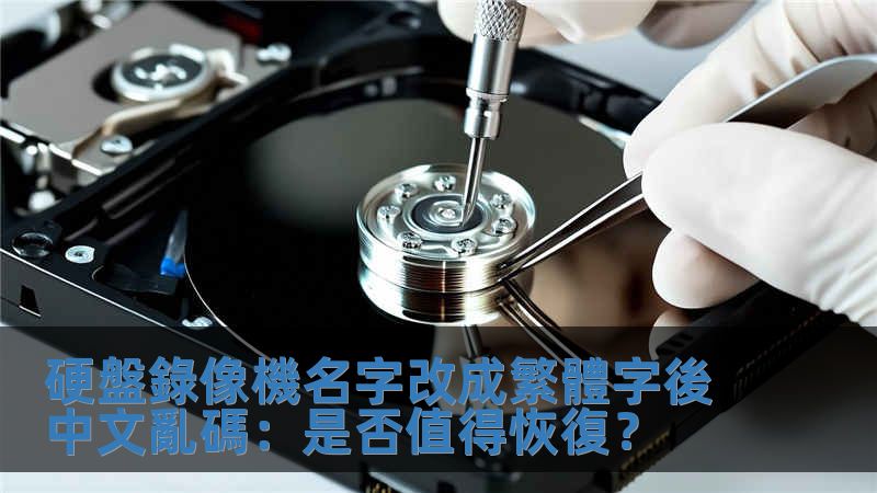 硬盤錄像機名字改成繁體字後中文亂碼：是否值得恢復(fù)？