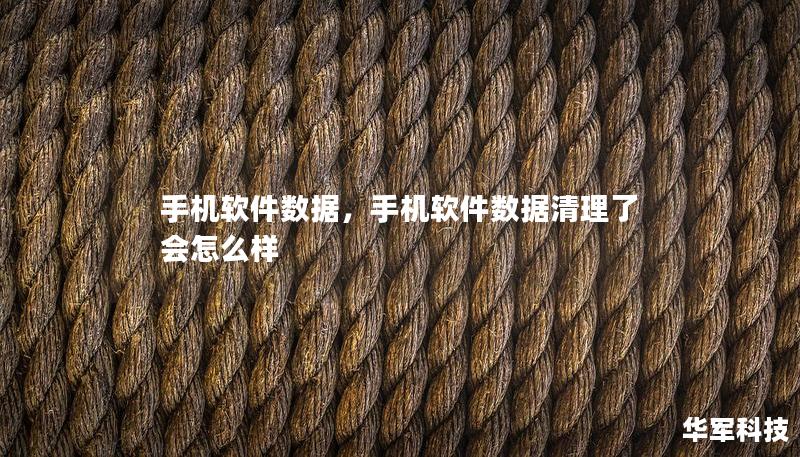 手機軟件數據,手機軟件數據清理了會怎么樣 手機軟件數據,手機軟件數據清理了會怎么樣
